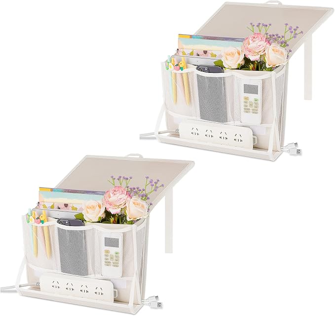 Bedside Caddy Bedside Storage Organizer Bedside Organizer by Retyion