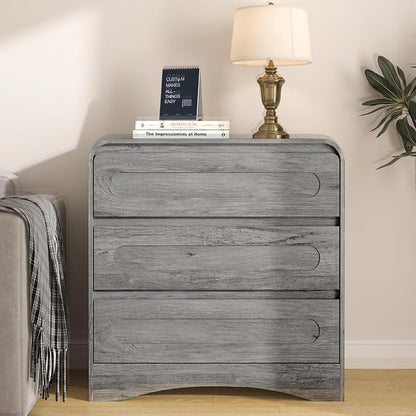 3 Drawer Dressers for Bedroom, Large Modern Dressers - Image 3