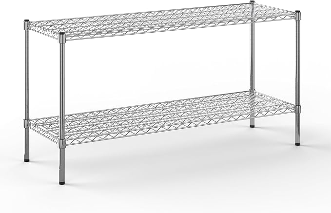 18" Deep x 54" Wide x 27" Height Wire Shelving Kit | 2-Tier | NSF Commercial by Regal+Altair