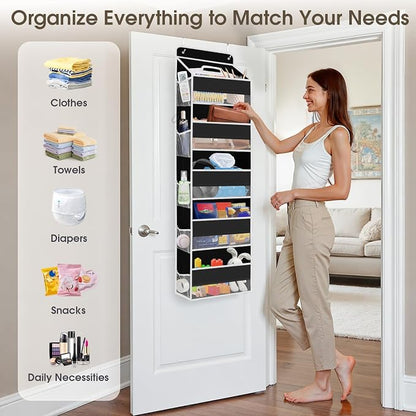 2 Pack Over The Door Organizer, Hanging Storage Organizer - Image 6