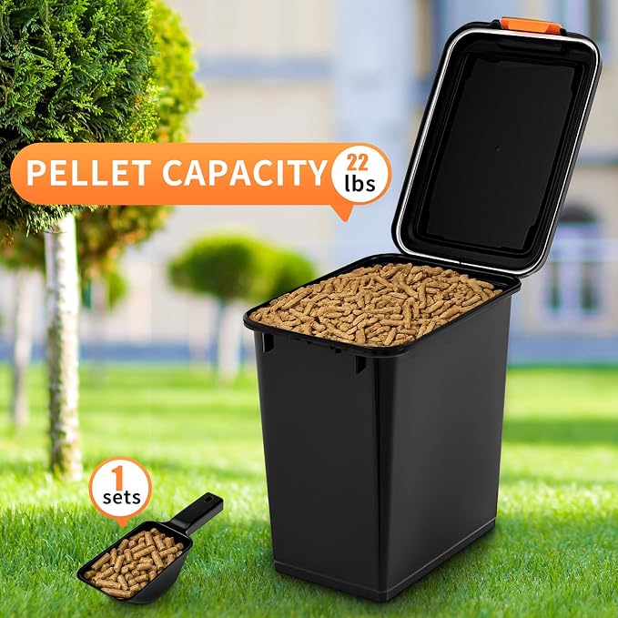 Maxdot 22lb Dry Pellet Storage Bin Kit - Image 3