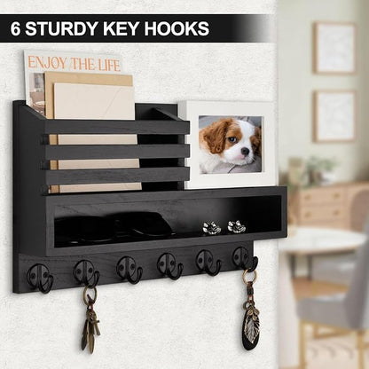 Key and Mail Holder Wall Mount, Key Hanger - Image 8