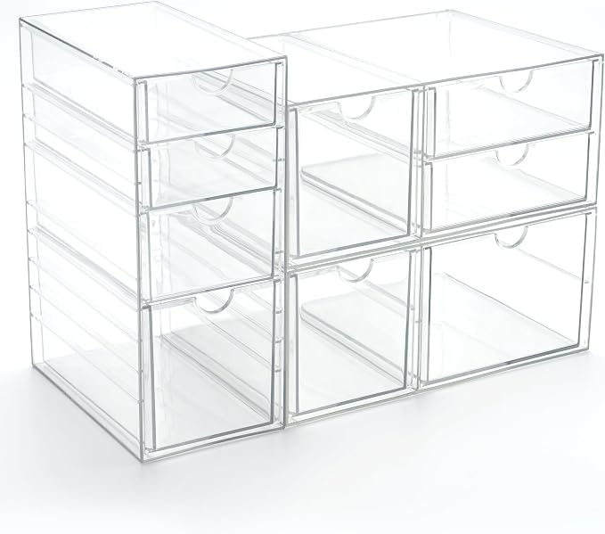 Prsildan Acrylic Drawer Makeup Organizer - Image 9