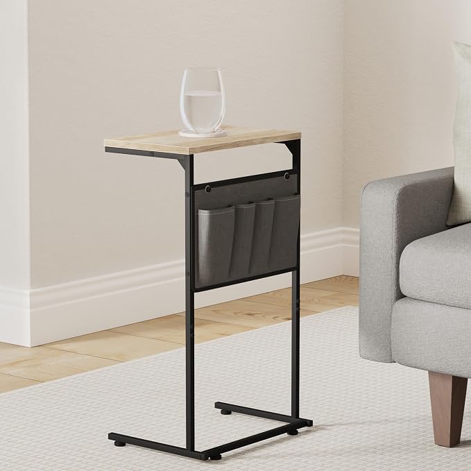 Vantic C Shaped End Table, Small Side Table - Image 2