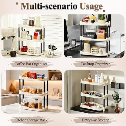 MARTY Bathroom Counter Organizer 3 Tier Makeup Organizer Countertop - Image 7