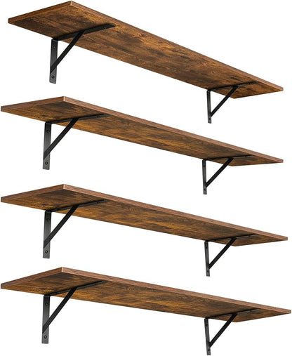 DINZI LVJ Long Wall Shelves, 55.1Inch Wall Mounted Shelves, Extra Large by DINZILVJ