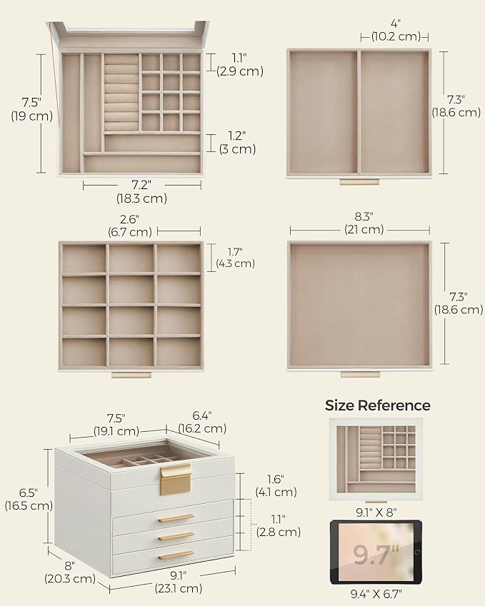 SONGMICS Jewelry Box Organizer - Image 5