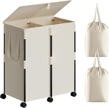 140L Double Laundry Hamper by Unknown