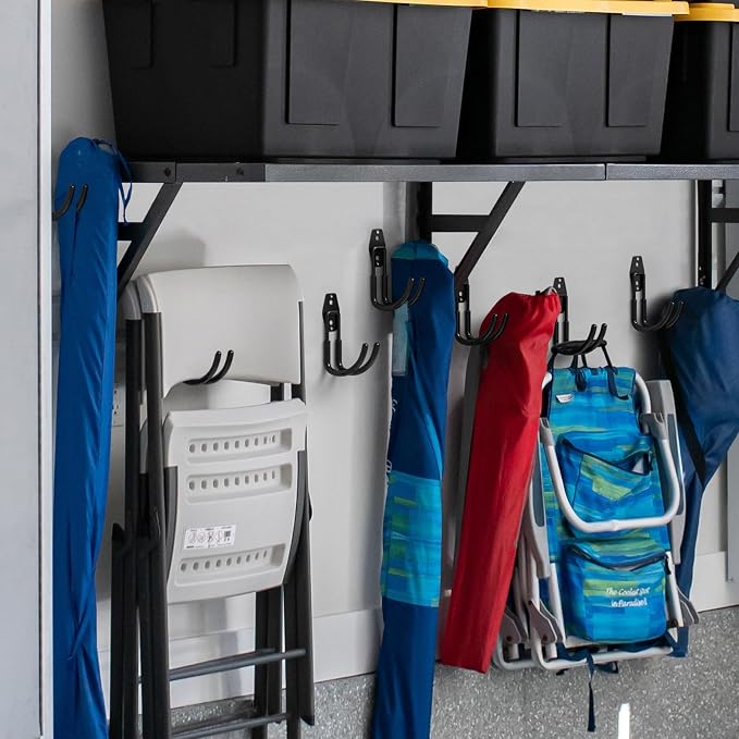 32 Pack Garage Hooks with Anti-Slip Coating Heavy Duty Wall Mount Hooks - Image 7