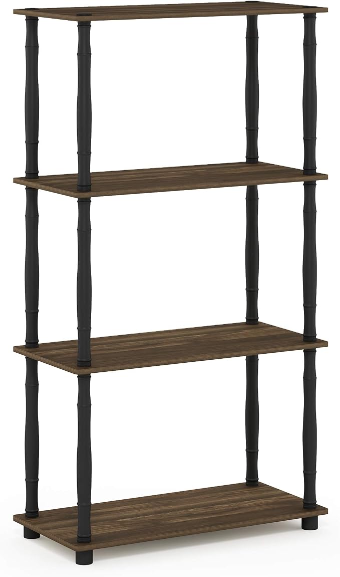 Furinno Turn-N-Tube 4-Tier Multipurpose Shelf Display Rack, Classic Tubes - Image 6