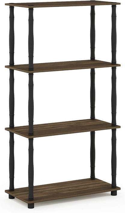 Furinno Turn-N-Tube 4-Tier Multipurpose Shelf Display Rack, Classic Tubes - Image 6