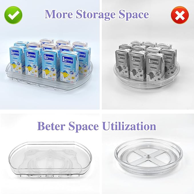 360° Rotating Lazy Susan Turntable Organizer - Image 5