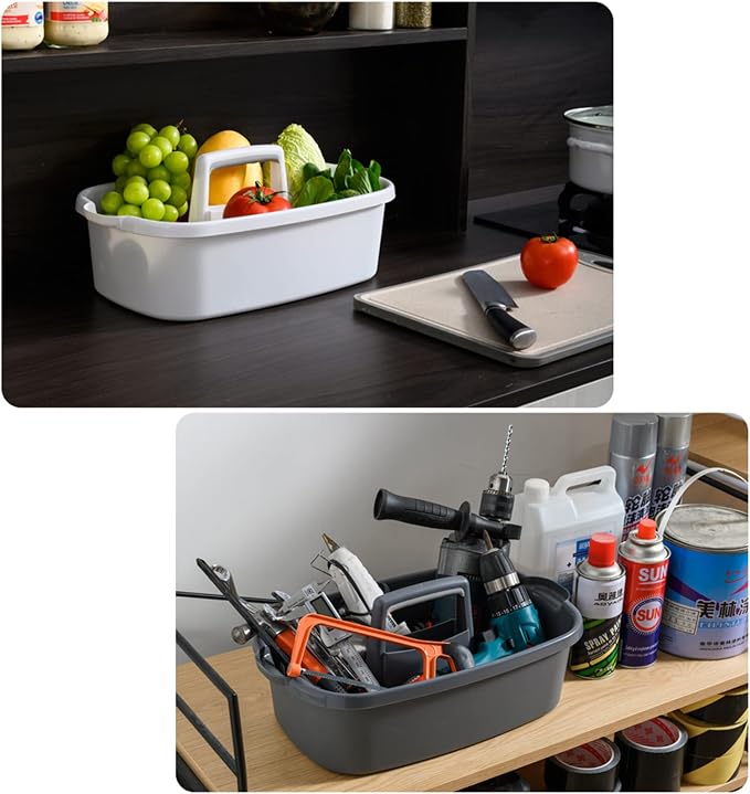 Large Cleaning Supplies Caddy Portable Shower Basket Supply Organizer - Image 3