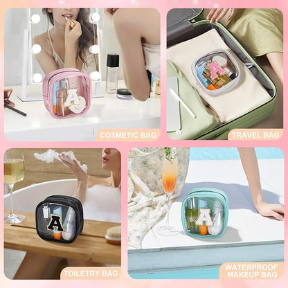 YOOLIFE Initial Make Up Bag Travel Toiletry Bag - Image 5