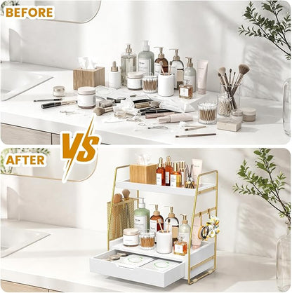 2-Tier Bathroom Counter Organizer - Image 4
