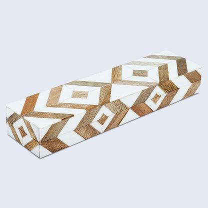 Handicrafts Home White Decorative Storage Box - Image 7