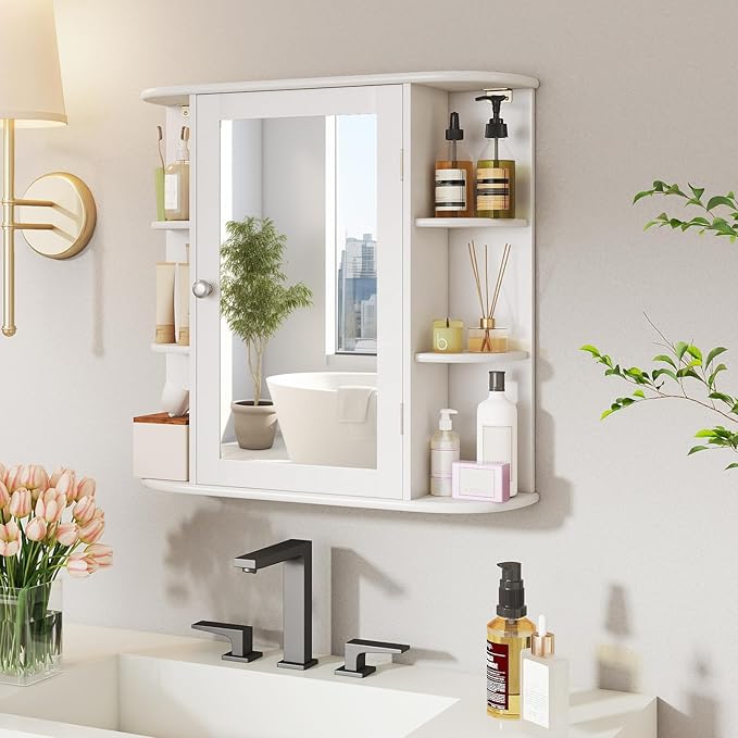 Tangkula Bathroom Medicine Cabinet - Image 4