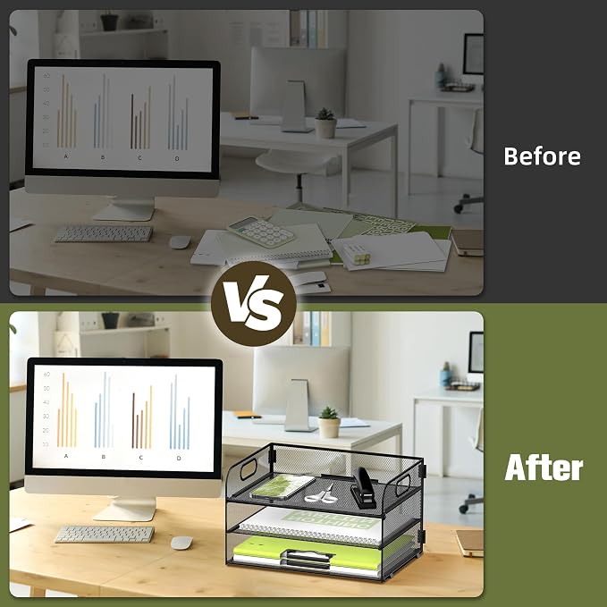 DALTACK 3 Tier Paper Organizer - Image 6