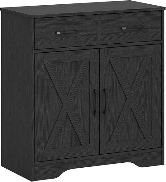Panana Sideboard 2 Drawers 2 Doors Entryway Storage Cabinet Living Room by Panana