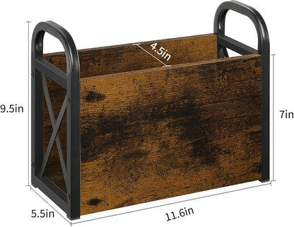YINMIT Magazine Holder, Magazine Rack Floor, Magazine Storage Basket, Folder - Image 4