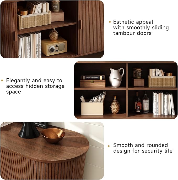 63" Sideboard Buffet Cabinet - Image 5