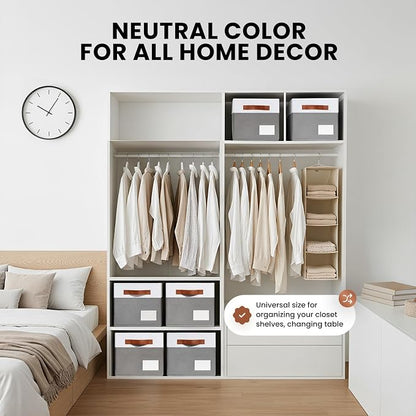 Criusia Large Closet Storage Baskets - Image 4