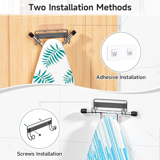 Ironing Board Hanger Wall Mount, Ironing Board Holder - Image 6