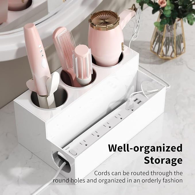 NIUBEE Acrylic Hair Styling Tool Organizer and Holder - Image 4