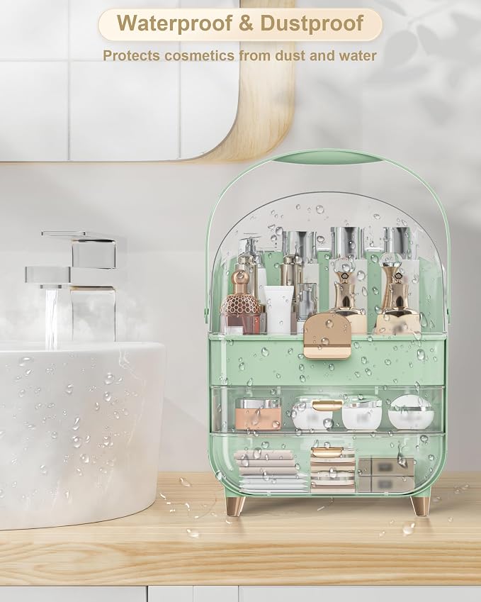 Makeup Organizer Countertop, Skincare Holder Bathroom Counter Organizer - Image 5