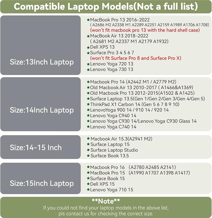 PU Leather Laptop Sleeve 13 Inch Compatible - Image 2