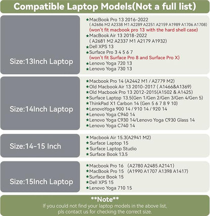 PU Leather Laptop Sleeve 13 Inch Compatible - Image 2