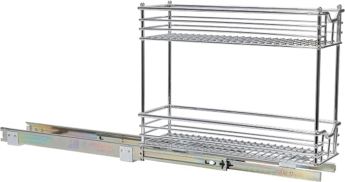 Household Essentials Glidez 2‑Tier Multipurpose Chrome‑Plated Steel - Image 9