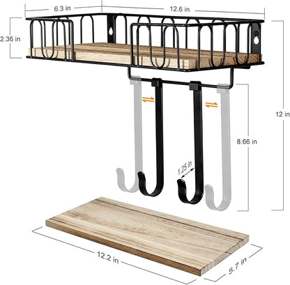 TJ.MOREE Ironing Board Hanger Metal Wall Mount Iron and Ironing Board Holder - Image 6