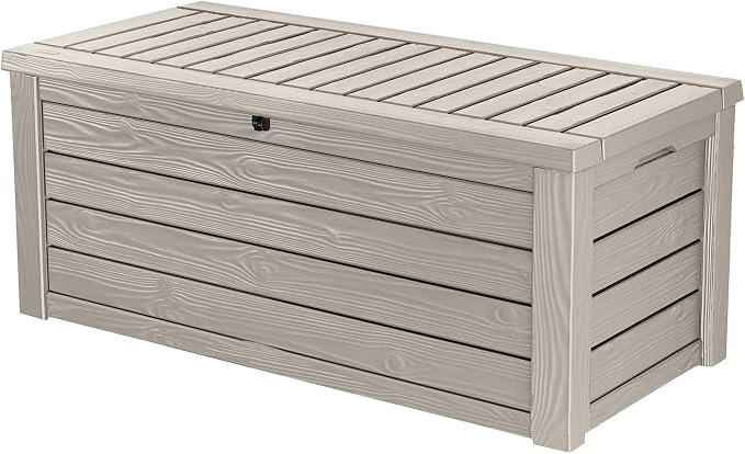Keter Westwood 150 Gallon Resin Large Outdoor Storage Box by Unknown