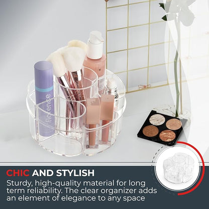 Masirs Small 360 Rotating Makeup Organizer - Image 4