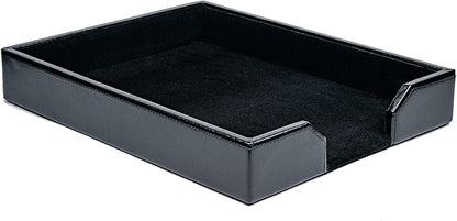 Dacasso Bonded Leather Desktop Tray Luxury Letter Holder & Paper Organizer by Dacasso