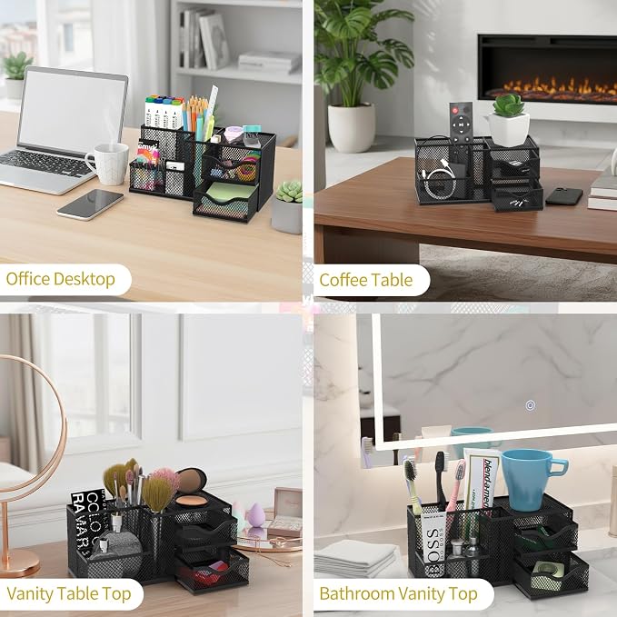 Mesh Desk Organizer, Pen Organizer - Image 7