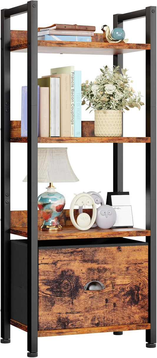 Furologee 4 Tier Bookshelf by Furologee