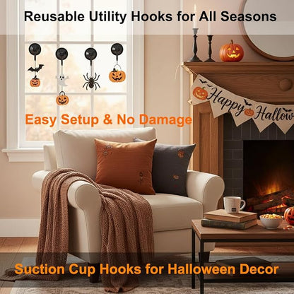Suction Cup Hooks, Powerful Vacuum Wreath Hangers - Image 2