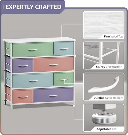 Sorbus Dresser with 8 Drawers - Image 4
