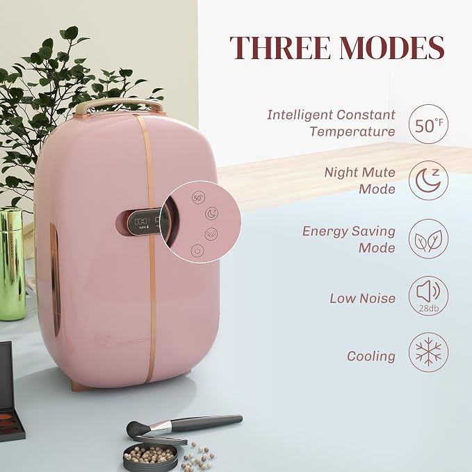 HOMCOM Portable Skincare Fridge - Image 4