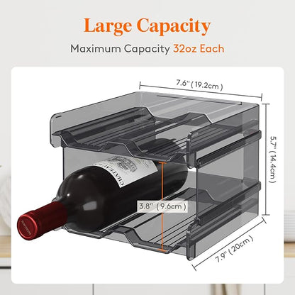 Lifewit Plastic Stackable Wine Rack - Image 4
