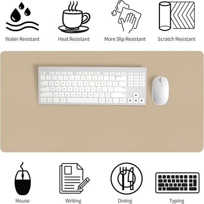 Bloss Beige Desk Mat 23.6" x 13.8", Desk Matt - Image 5