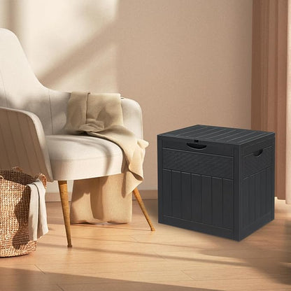 VINGLI 33 Gallon Outdoor Deck Storage, Polypropylene Deck Box - Image 6