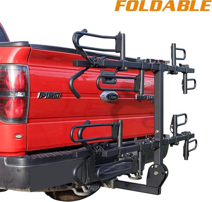 Young 4-Bike Rack Hitch Mount Platform Style Carrier - Image 3