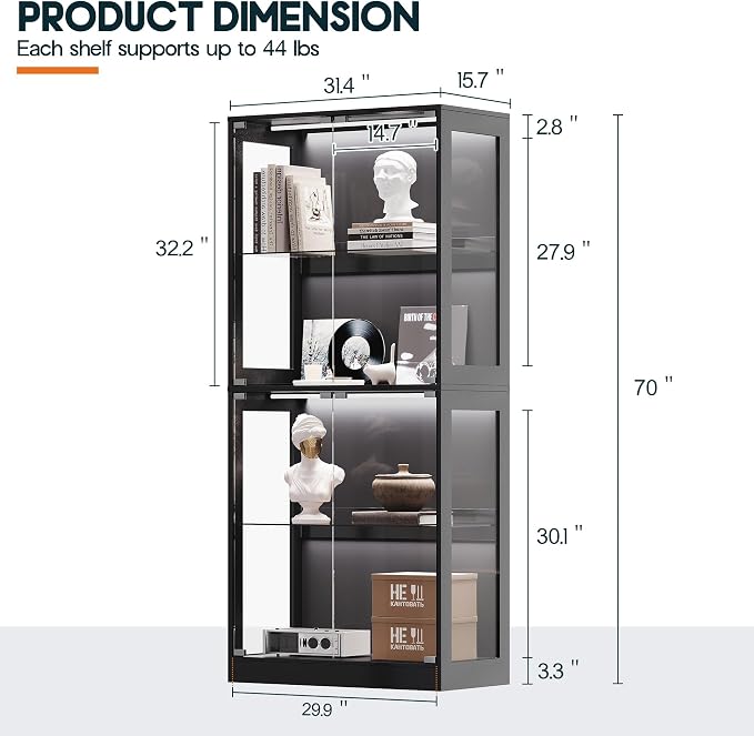 AMERLIFE RGB Display Cabinet - Image 2