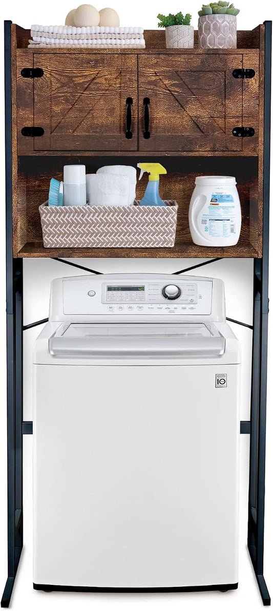 Over The Washer or Over The Toilet Storage Cabinet w/Height Adjustable Shelf by Stephan+Roberts