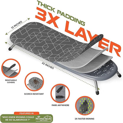 Xabitat Foldable Tabletop Ironing Board - Image 3