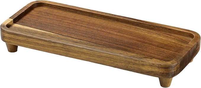 Bathroom Tray for Counter, Vanity Tray, Soap Dispenser Tray for Kitchen Sink by Janxinmakeyouloveyourhome