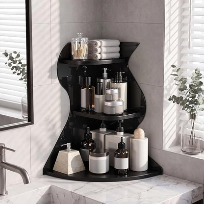 Bathroom Counter Organizer, Corner Bathroom Counter Organizer, Vanity Organizers by UJQSUN